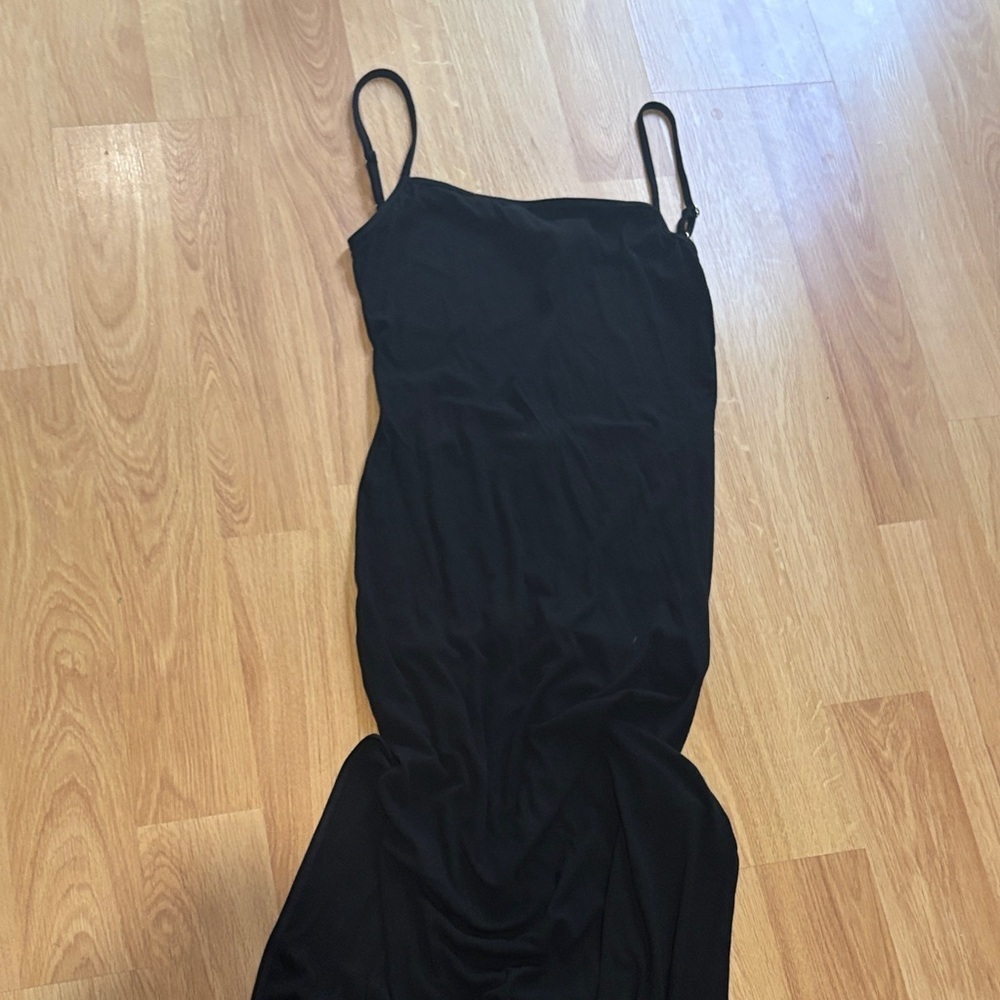 Rusty Anastasia black dress Rib ope back size large - Picture 2 of 5
